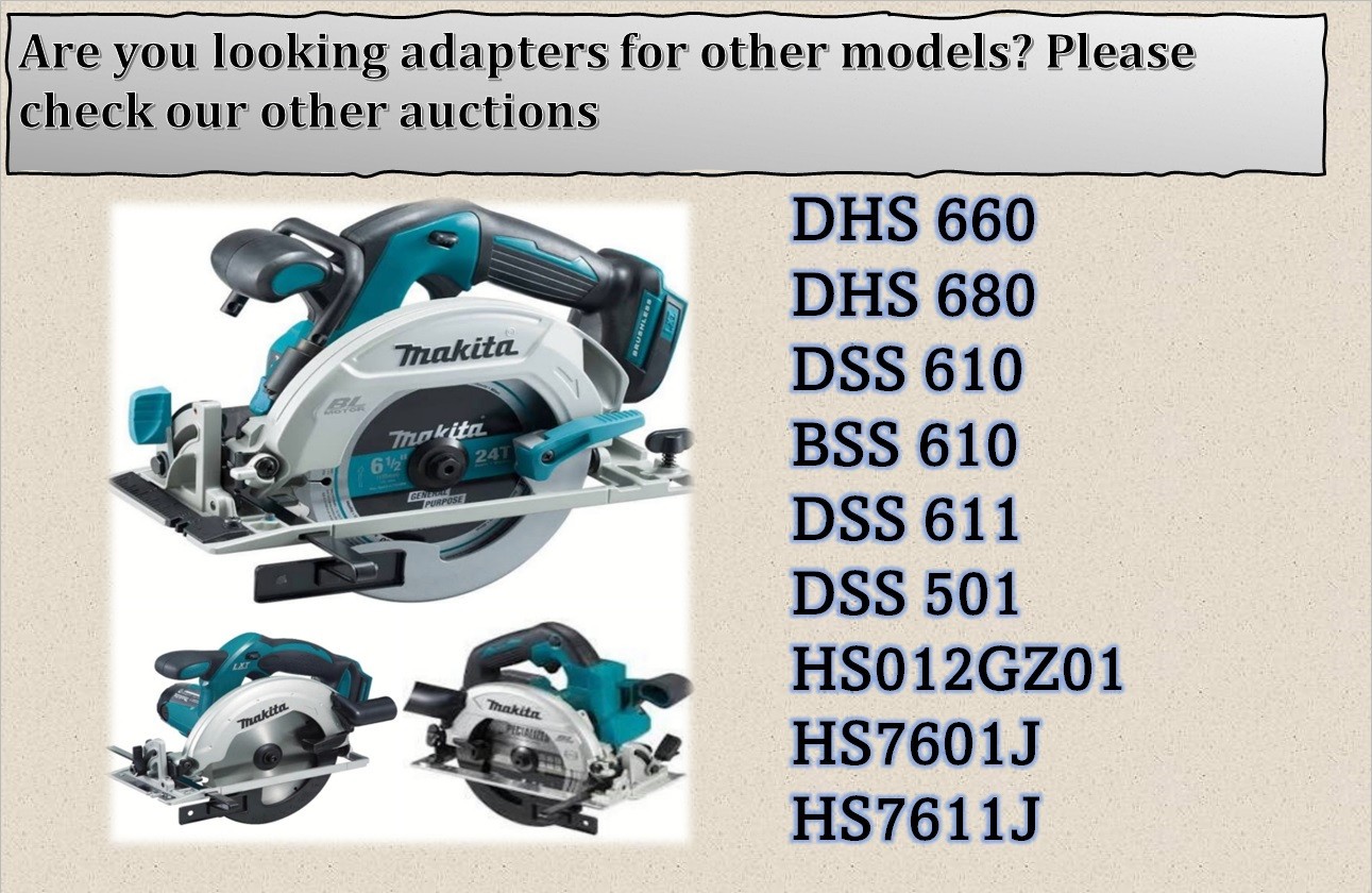 Makita DSS610Z DSS610Z DSS611Z Adapter base Circular Saw Guid Rail Track