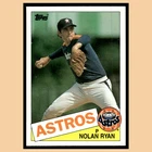 Nolan Ryan #760 1985 Topps Houston Astros Baseball Card MLB NM