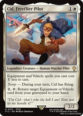 Cid, Freeflier Pilot (FIC 13), Normal, Commander: FINAL FANTASY, MTG