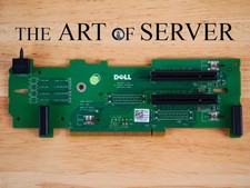 Dell PowerEdge R710 PCI-E PCIe 2x8 Riser MX843 MODIFIED WITH OPEN SLOTS for GPU