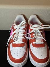 Nike Youth Air Force 1 LV8 GS Valentines Day Shoe Picante Red Youth 7