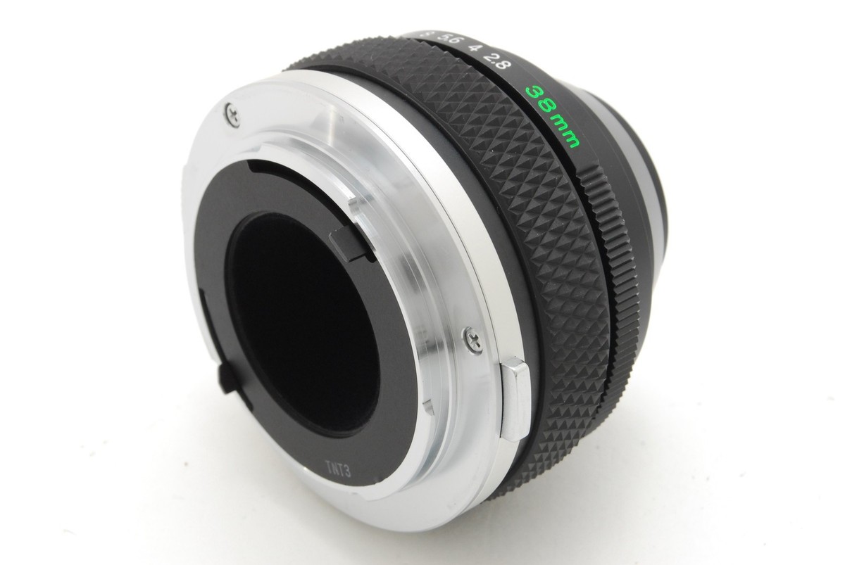 美品 Olympus OM-SYSTEM Zuiko 38mm f2.8 Top MINT] Olympus OM System 38mm f2.8 Zuiko Auto Macro Close