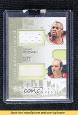 2010 Sportkings Series D Silver /19 Dennis Rodman Bobby Hull HOF READ p7k