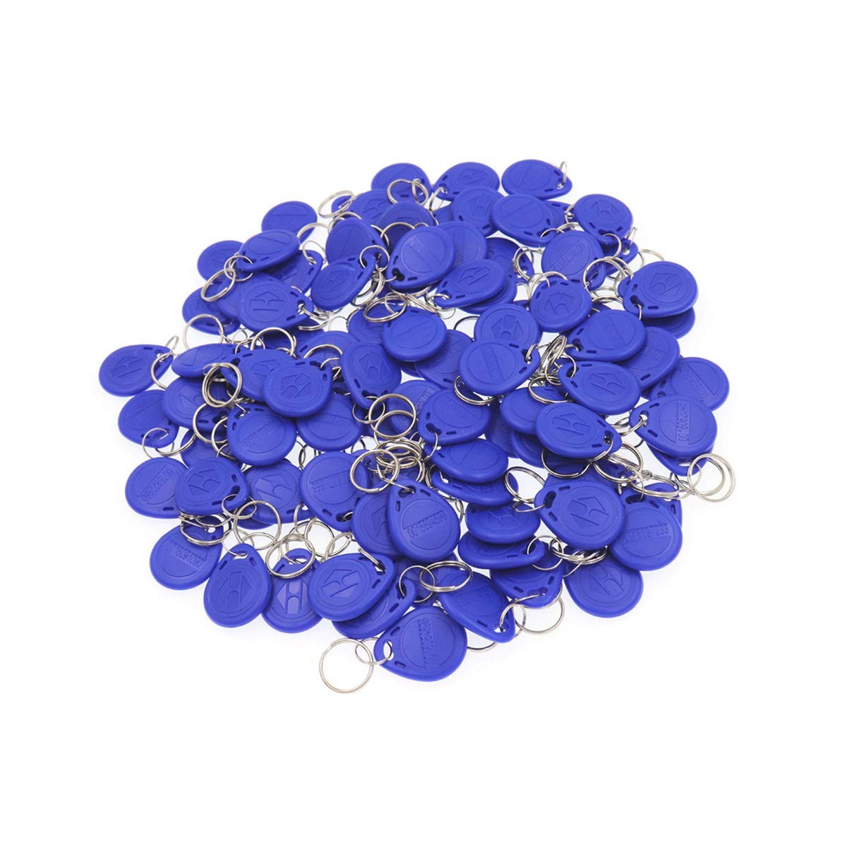 100 PCS 125KHz RFID Key Fob Proximity ID Card Token Tag Keypad Card for Door ...