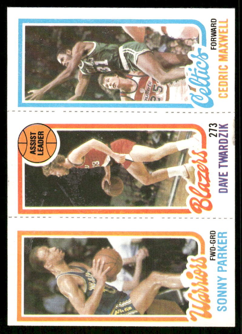 1980-81 Topps Sonny Parker / Dave Twardzik / Cedric Maxwell TL #39 / 98 / 197
