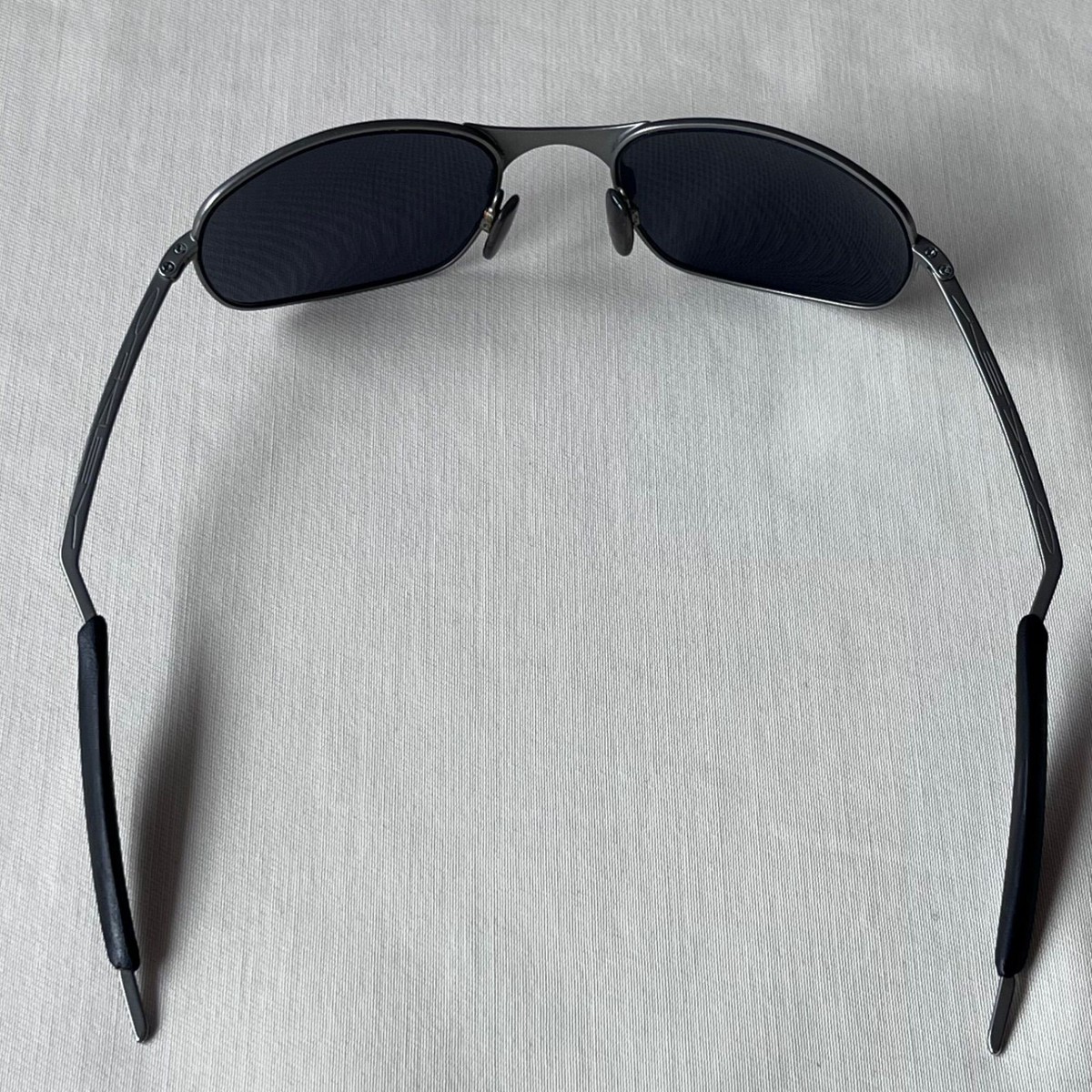 OAKLEY E WIRE Sunglasses Archive Metal Square Silver Frame Unisex