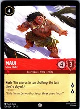Disney Lorcana Maui - Snow Slider Winterspell Common #109/204 NM