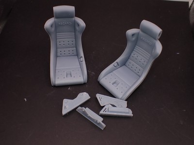 Recaro Sport Leather seats 3D printed