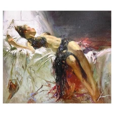 Pino (1939-2010) "Morning Dreams" Limited Edition on Canvas, Numbered and Hand S