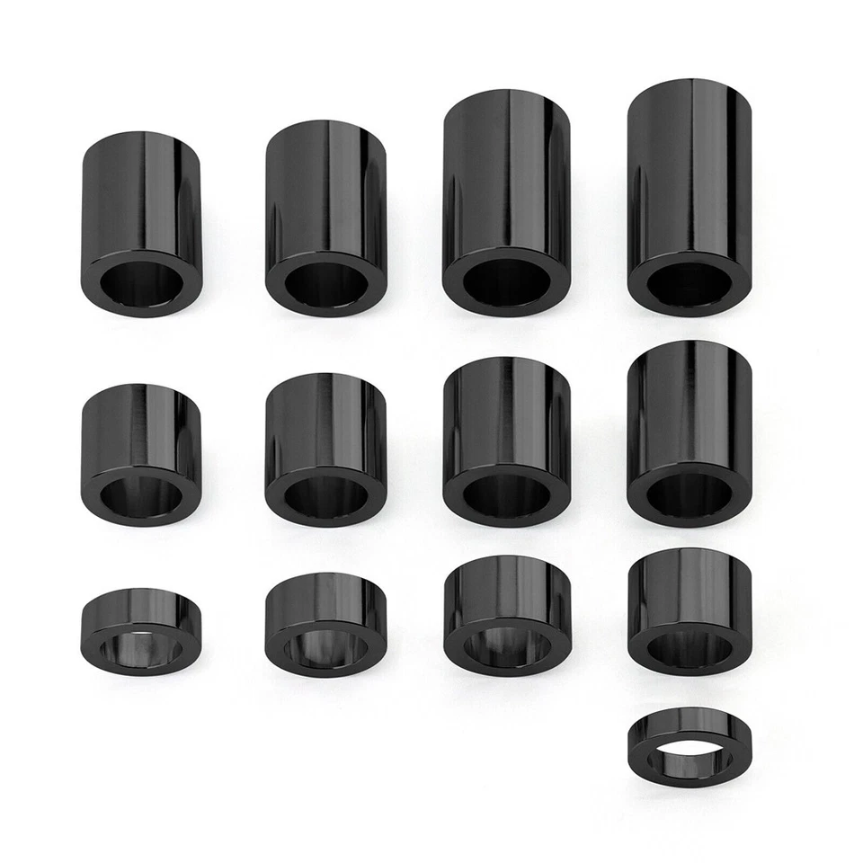 Kit espaciadores de eje de rueda Road Glide para Harley Touring Electra de 1" a OD 1 1/2" Foto 4 de 4