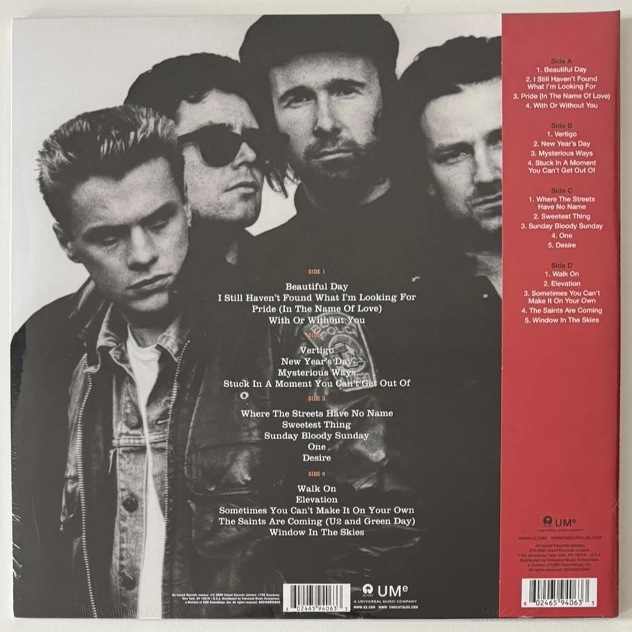 U2 U218 SINGLES NEON ORANGE VINYL TARGET US EXCLUSIVE LIMITED EDITION 2LP SEALED - Image 4 of 4