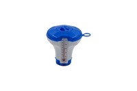 Pool Chlordosierer - Dosierschwimmer Klein FüR 20G Chlor Tabletten + Thermometer