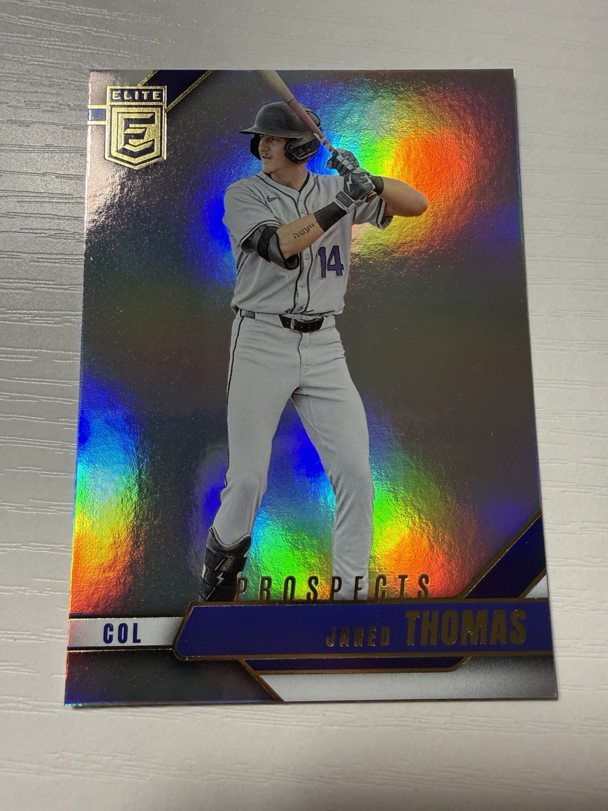 Jared Thomas 2026 Donruss Elite Prospects #183 Colorado Rockies 