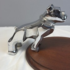 Vintage Mack Truck Original Chrome Bull Dog Hood Ornament Mascot Reg No.1387477 Vintage Mack Truck Original Chrome Bull Dog Hood Ornament Mascot Reg No.1387477