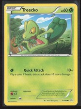 Treecko 6/160 Common Primal Clash Pokemon Moderately Played