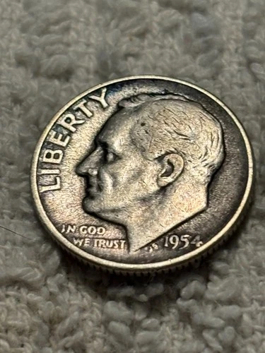 1954-P Roosevelt Dime — photo from another recent sale