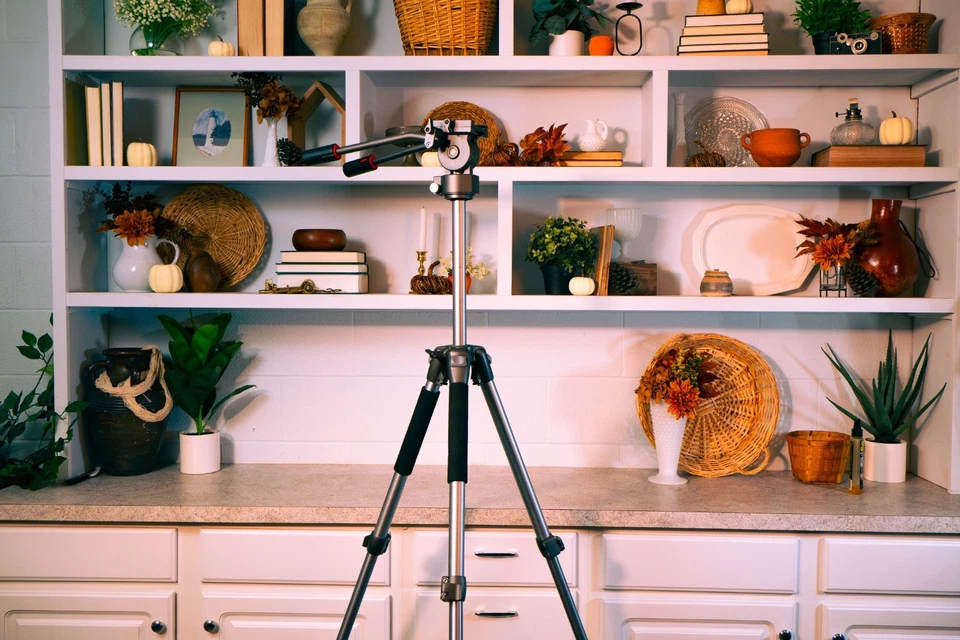 Trípode para cámara de video Ravelli AVTP 55" con cabezal de arrastre fluido - negro Foto 4 de 4