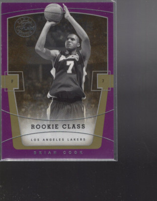 A9514- 2003-04 Flair Final Edition #67 Brian Cook RC /799 - NM-MT LA Lakers