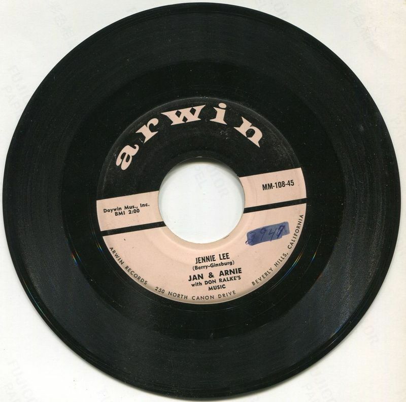 Jan & Arnie (Jan & Dean) - Jennie Lee / Gotta Getta Date 7