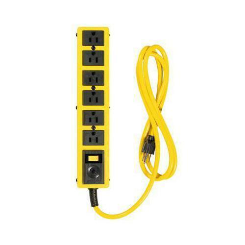 NEW Southwire 5139N 6-Outlet Power Strip WW YJ 6 Outlet Met 6ft Co 5139