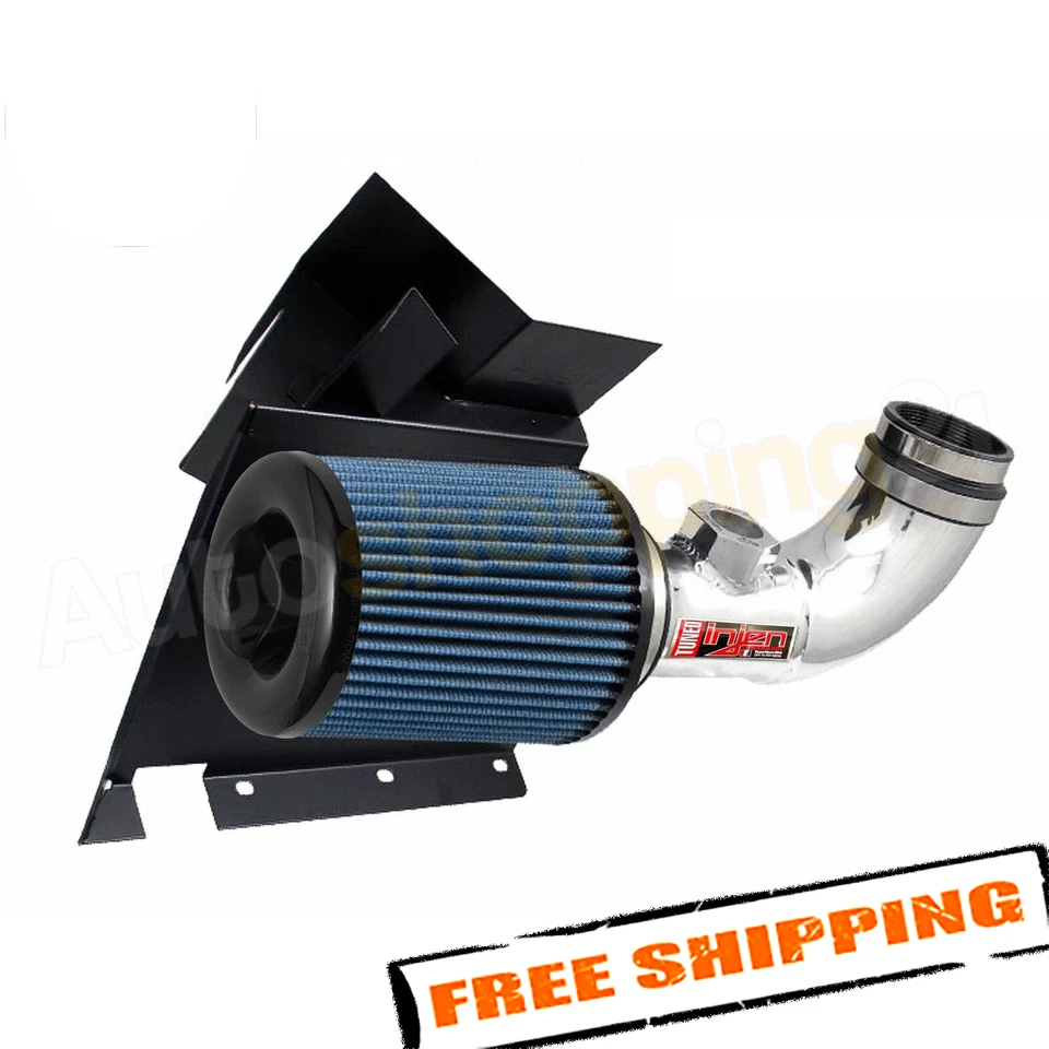 Entrada de ar frio Injen SP ram curta polida para 07-11 BMW 328i/xi 3.0L L6 E9X - Imagem 2 de 4