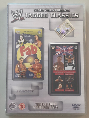 DVD WWE TAGGED CLASSICS Silver Vision THE FAB FOUR & ONE NIGHT ONLY - 2-Disc Set