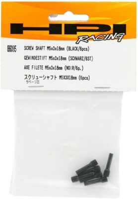 HPI Savage 21 86095 Screw Shaft M5x3x18mm - Black - 6pcs | eBay