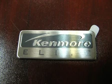 Kenmore Elite Refrigerator Nameplate Badge Decal, Small, OEM part, brand new
