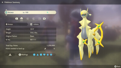 Shiny Arceus Max Effort Pokemon Legend Arceus