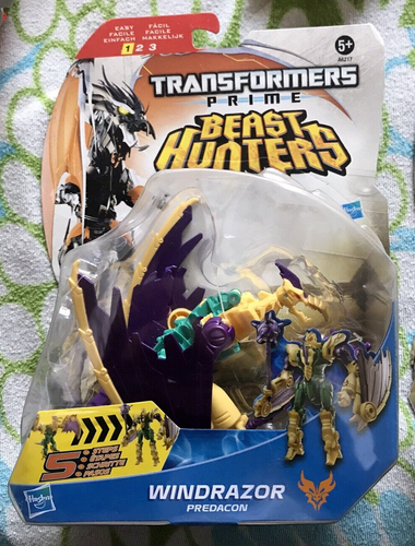 Transformers Beast Hunters DELUXE Windrazor MOSC Mint Sealed CANCELED RARE