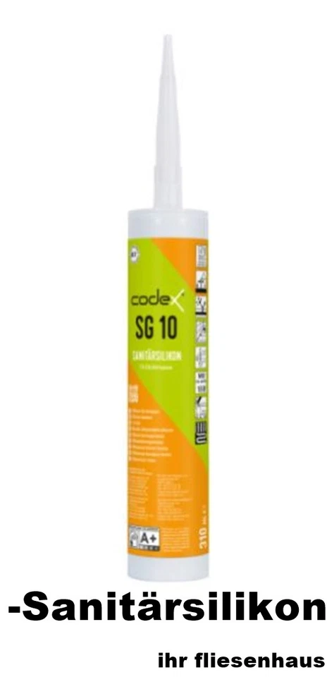 Silikon Codex SG 10 310 ml alle Farben 12 Kartuschen