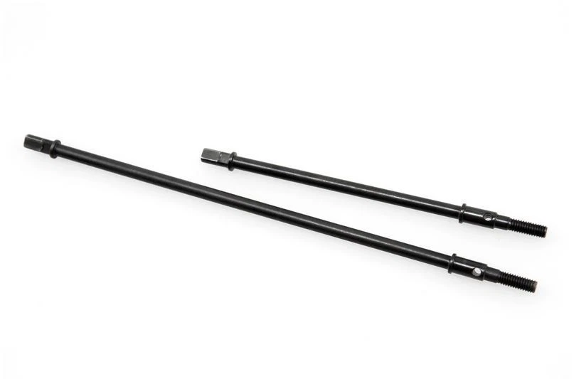 Jazrider Steel Rear Axle Shaft 2pcs Set For Axial AX10 Wraith Yeti RR10 SMT10