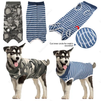 Pet Dog Recovery Suit Wound Protector Medical Surgical Clothe After Surgery Wear