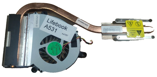 Original Fujitsu LifeBook A512 AH502 A531 CPU Kühler mit Lüfter Kühlkörper