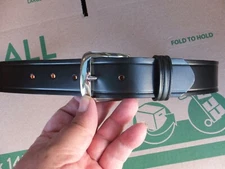 NWT MENS FASHION REAL GENUINE LEATHER CASUAL STYLE SIZE 28 WIDE BLACK BELT 