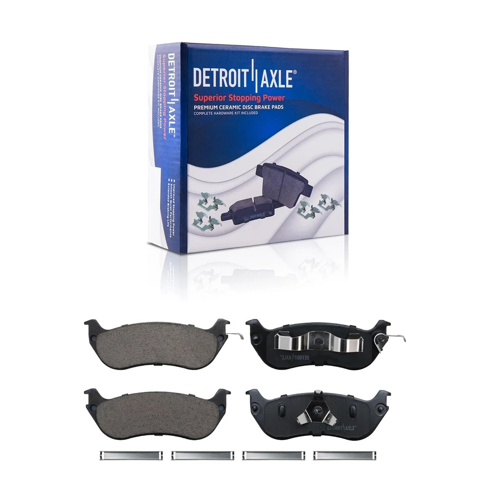 Pastilla de freno delantera y trasera de cerámica para Crown Victoria Town Car Grand Marquis 1998-02 Foto 4 de 4