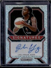 JACKIE YOUNG 2021 Panini WNBA Prizm Signatures Mojo Auto /25 Aces SP Autograph