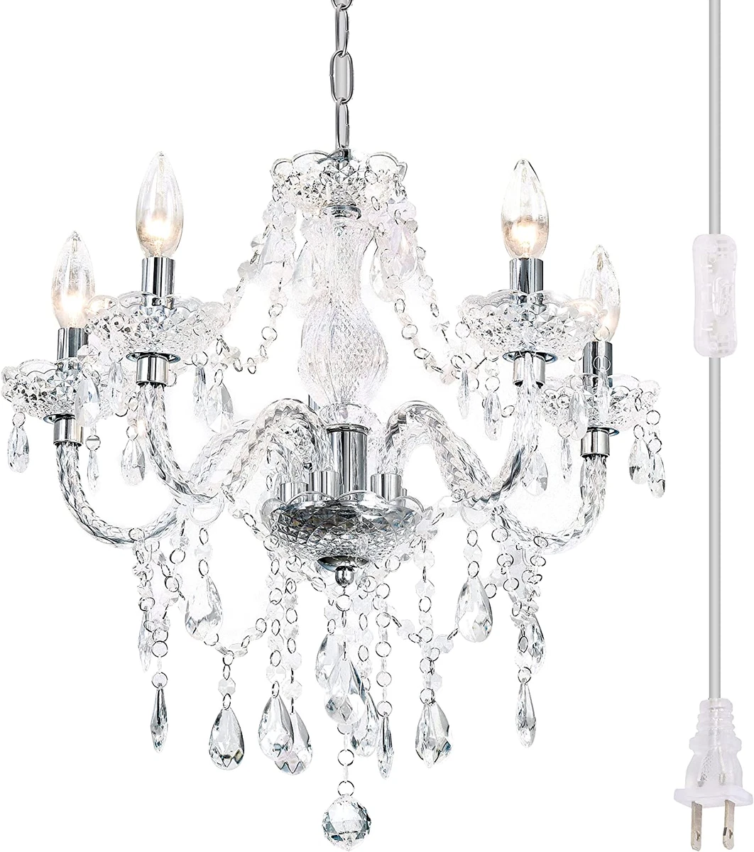 Crystal plug cheap in chandelier