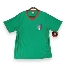 NWT Rhinox Mexico Green Short Sleeve Adult Men's Team Patch Jersey Large