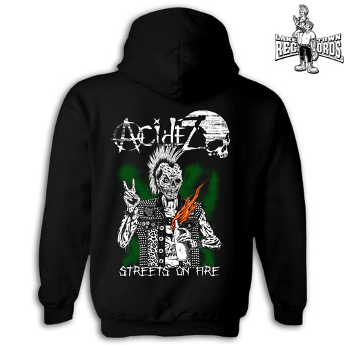 ACIDEZ - STREETS ON FIRE (ZIP-HOODIE) Punk Punkrock CASUALTIES TOTAL CHAOS - Bild 2 von 4