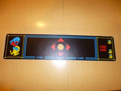 Multicade Pac Man Control Panel Overlay without trackball Die Cut