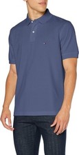 TOMMY HILFIGER BLUE REGULAR FIT THE 1985 POLO SHIRT S