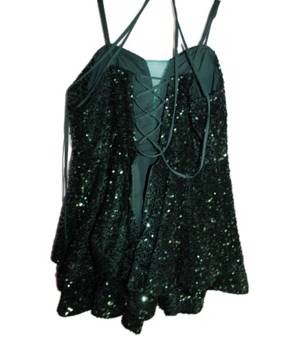 Women's Plus Size Sparkling Short Sequin Homecoming Dress - Picture 8 of 16