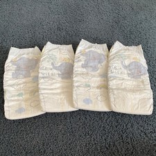 4 Samples Pampers swaddlers , size 7 over 41 LBS. 19 kg New