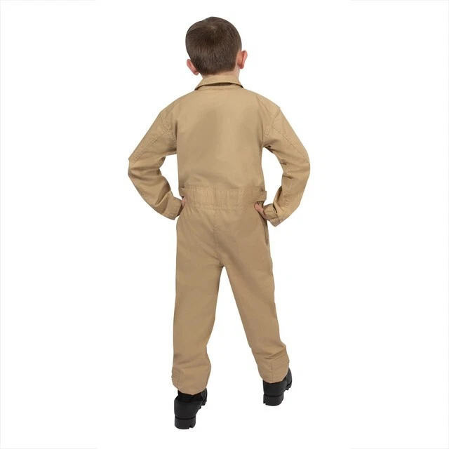 Rothco Kids Air Force Type Flightsuit - Khaki - Image 2 of 2