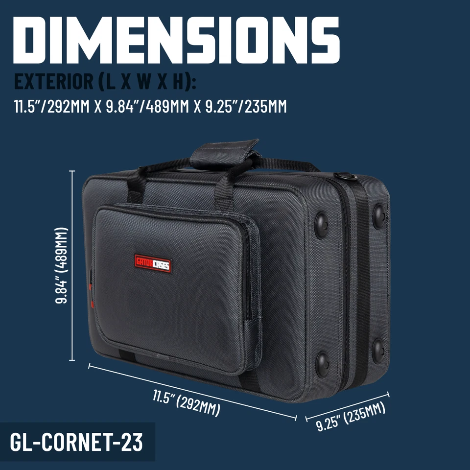 Estuches Gator Serie Adagio Forma EPS Espuma de Polietileno Estuche Ligero Bolsa Corneta Foto 2 de 4