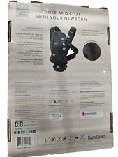 BabyBJORN Baby Carrier Mini Soft Jersey 7-10 lbs - Gray FRONT ONLY. Deal A13 