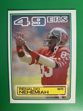 1983 Topps Renaldo Nehemiah RC #171 San Francisco 49ers