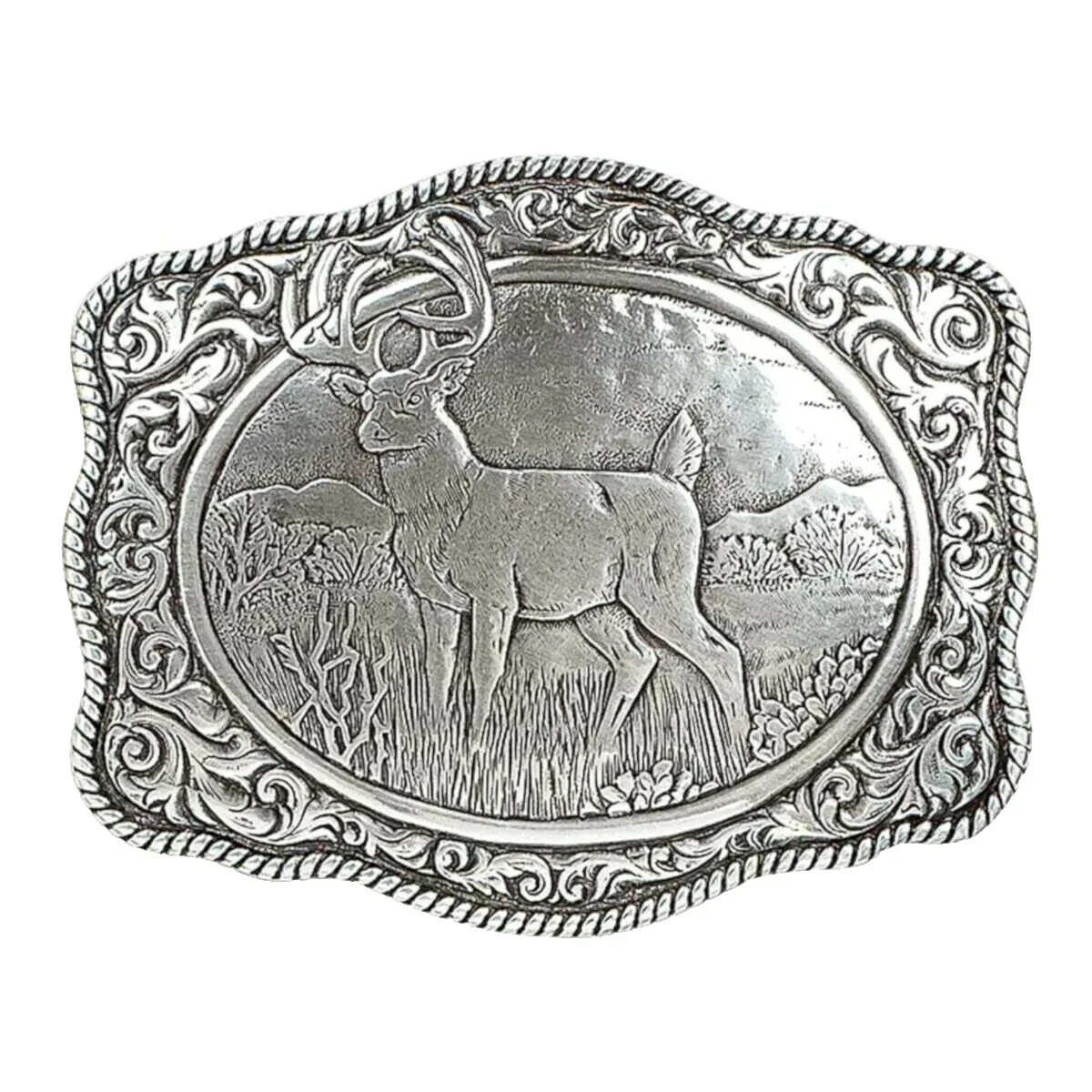 Hebillas de cinturón de metal Crumrine Animales