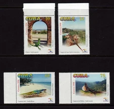 UNUSED: CARIBBEAN #3955-8. FINE-VERY FINE NH OG. SCV $4.05